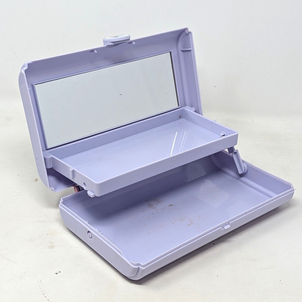 Caboodles 5606 Lavender Purple Vintage Style Makeup Case Mirror Organizer